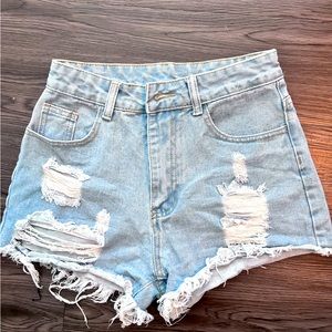 Shein jean shorts